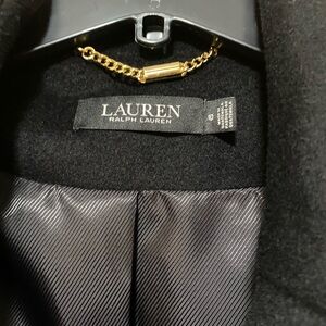 Beautiful black (brand new without tags) Ralph Lauren wool belted coat!